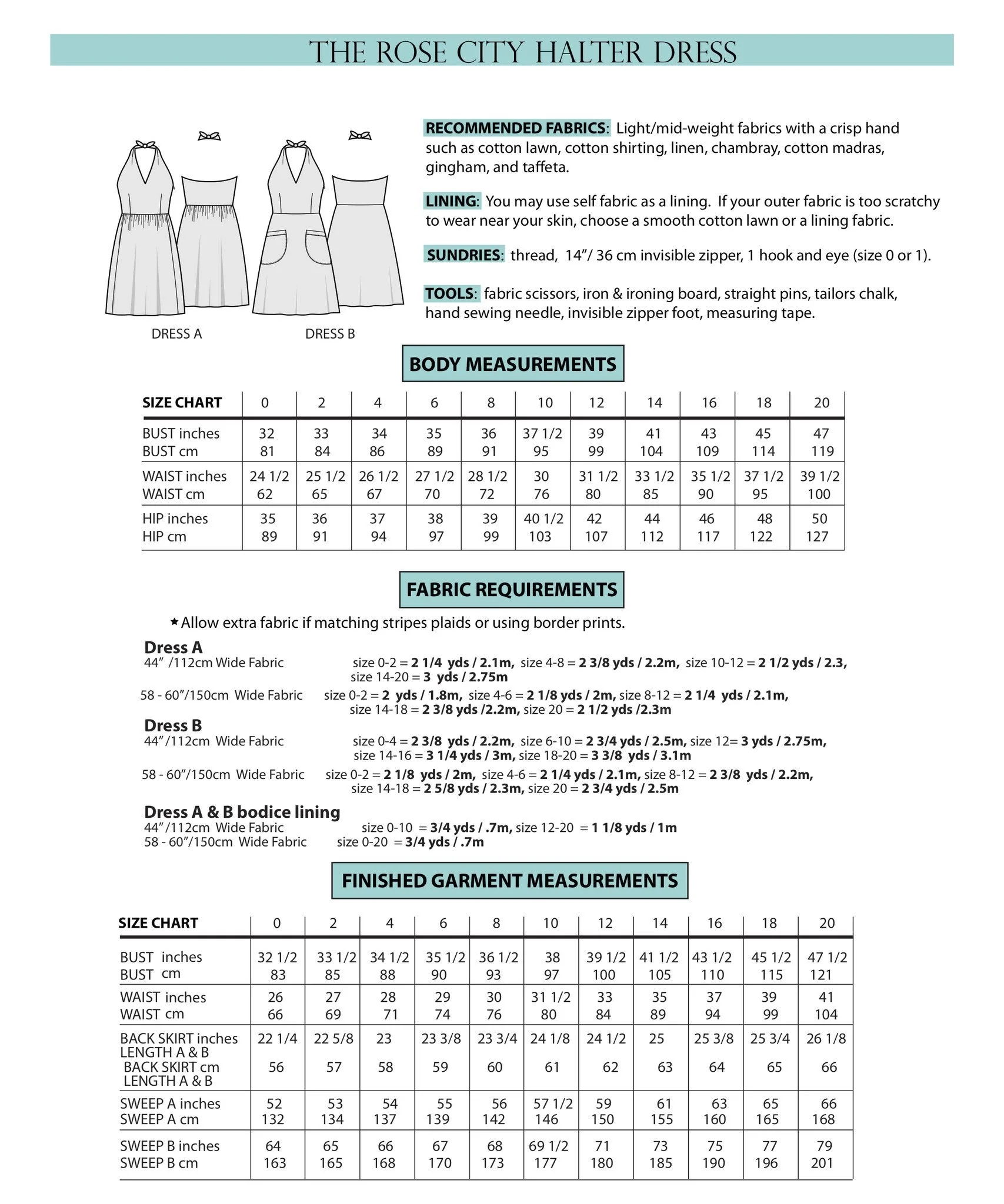 The Rose City Halter Dress Sewing Pattern - Sew House Seven - Image 13