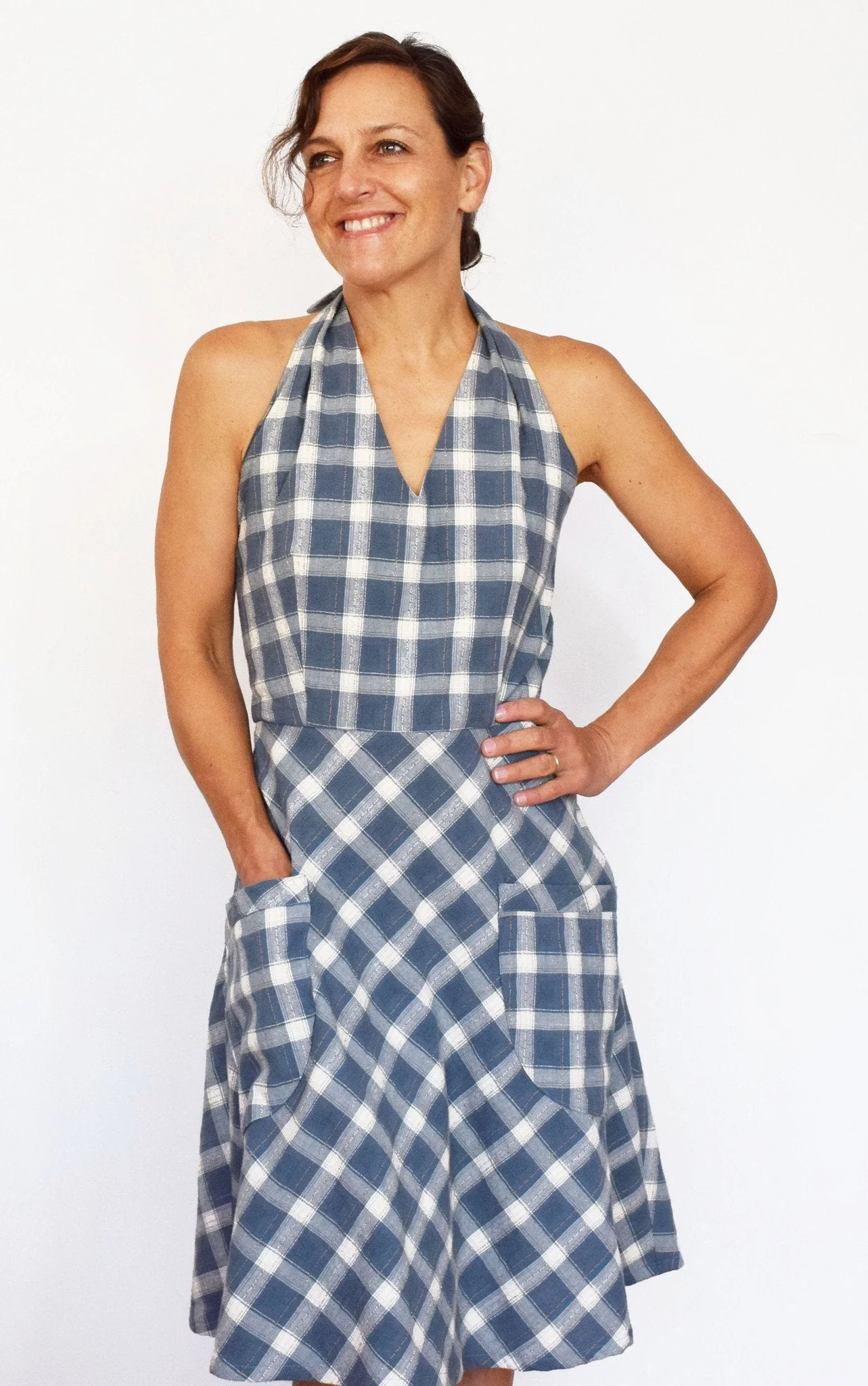 The Rose City Halter Dress Sewing Pattern - Sew House Seven - Image 7