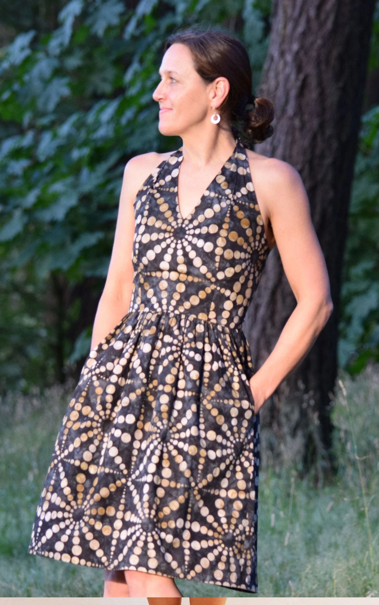 The Rose City Halter Dress Sewing Pattern - Sew House Seven - Image 8