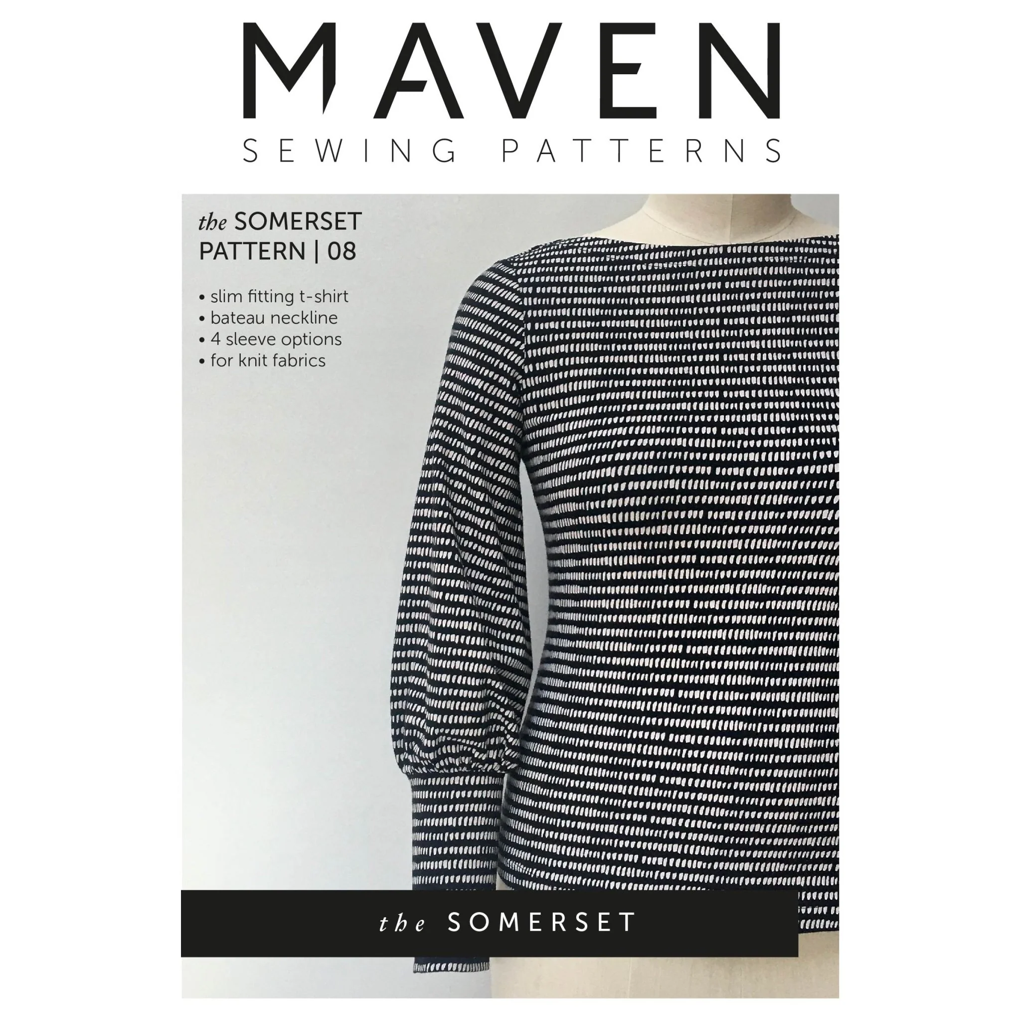 The Somerset T-Shirt Paper Sewing Pattern - Maven Sewing Patterns - Image 13
