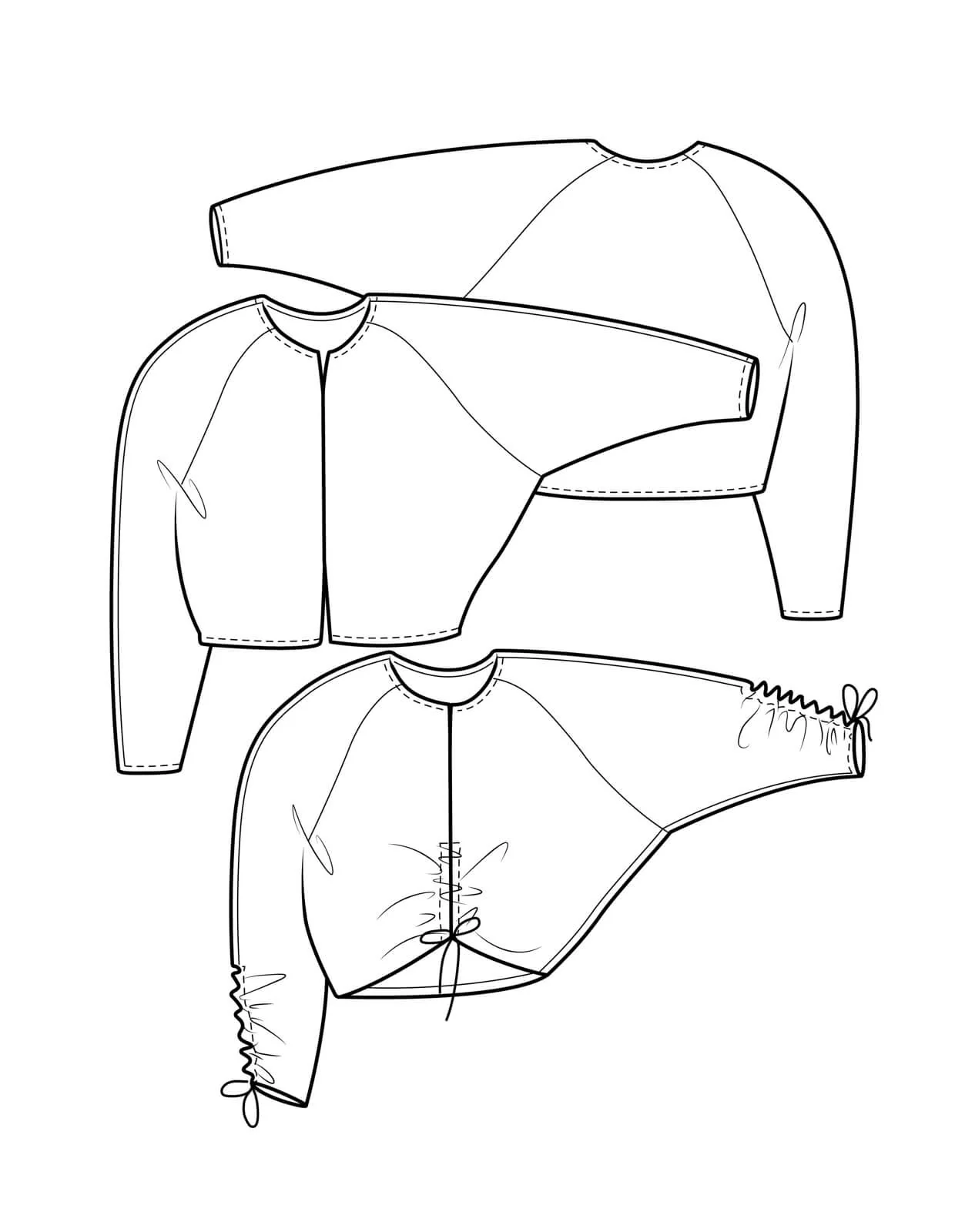 The Tie Detail Top - PDF Pattern - The Makers Atelier - Image 10