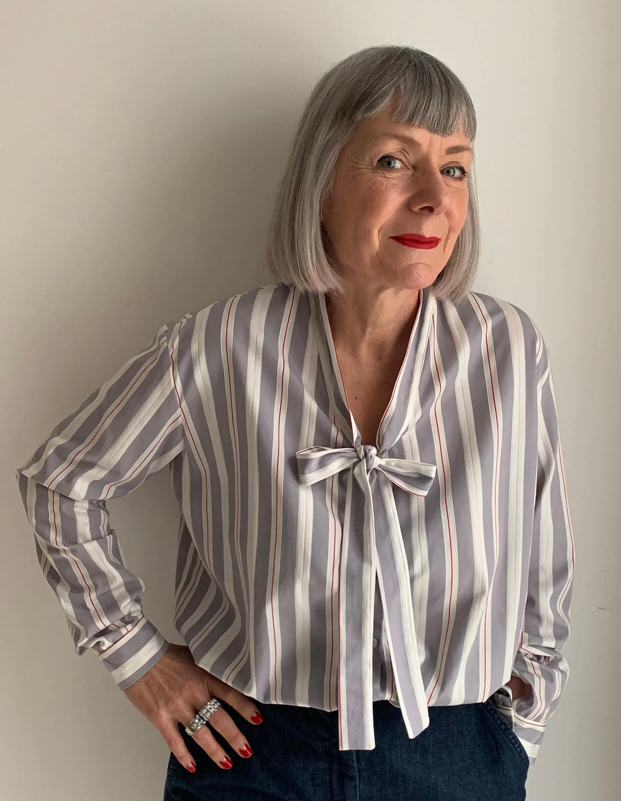 The Tie Front Blouse - PDF Pattern - The Makers Atelier