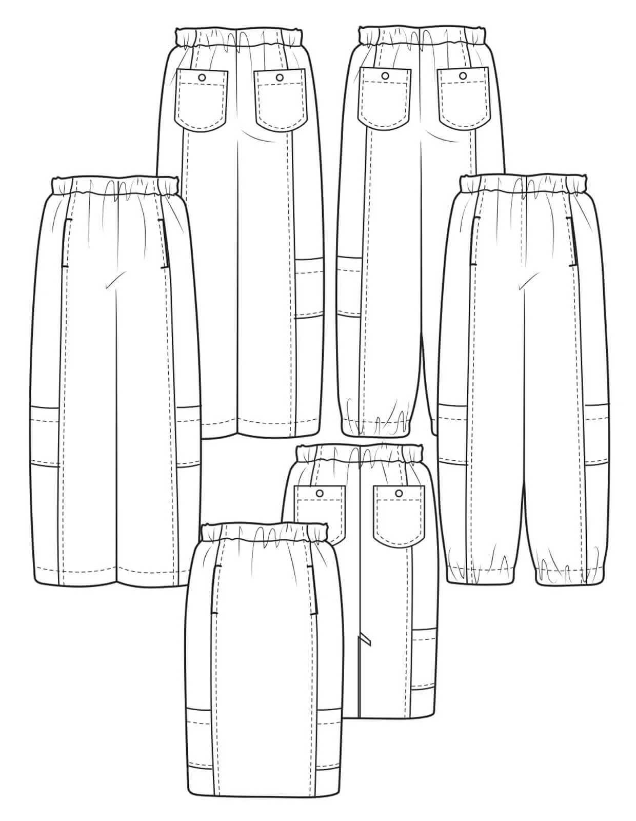 The Utility Pant and Skirt - PDF Pattern - The Makers Atelier - Image 9