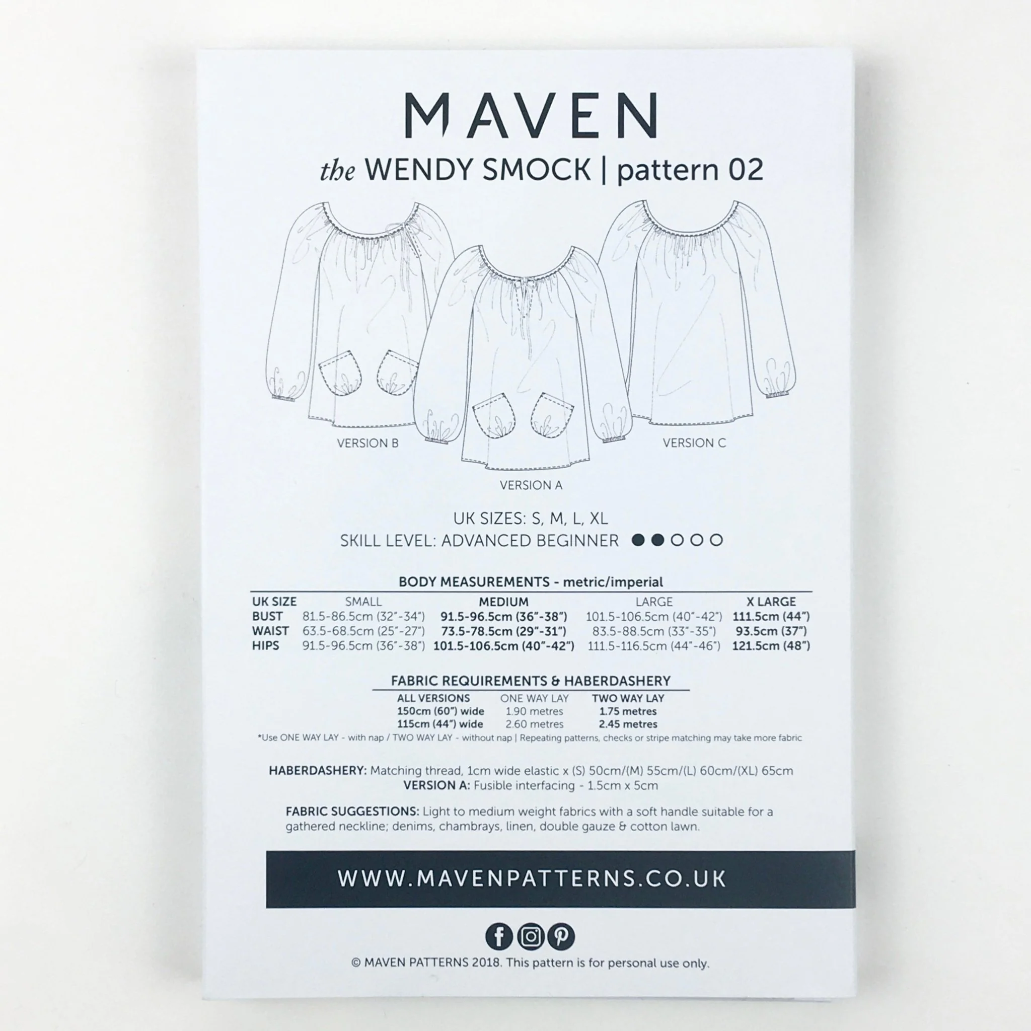 The Wendy Smock Paper Sewing Pattern - Maven Sewing Patterns - Image 7