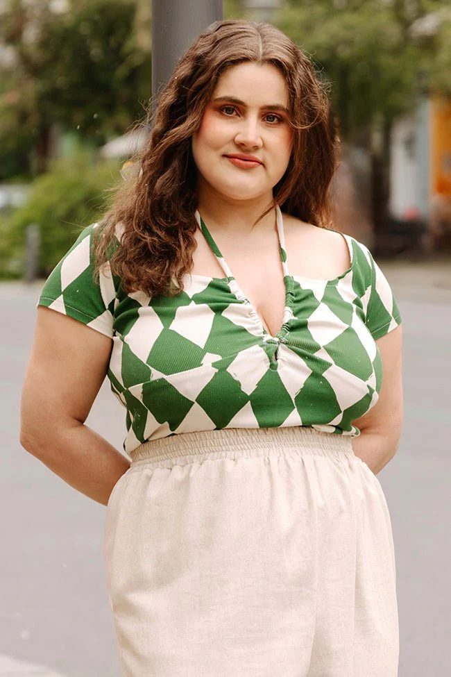 The Winnie Halter Top - Paper Sewing Pattern - Juliana Martejevs - Image 4