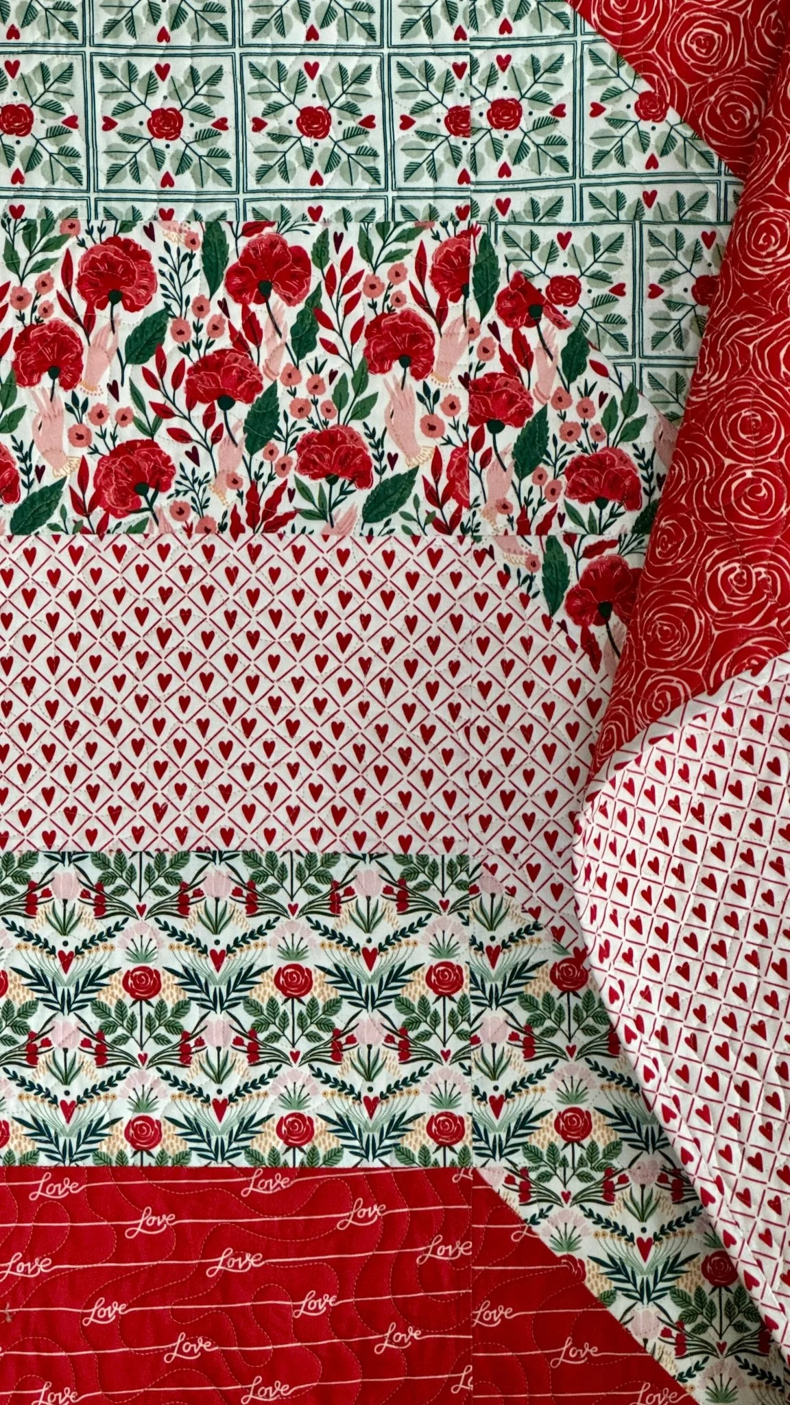 Tile - About Love - Maria Galybina - Cloud 9 Fabrics - Poplin - Image 7