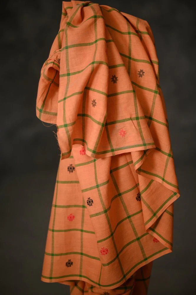 Tilly Check Jamdani Indian Cotton - Merchant & Mills