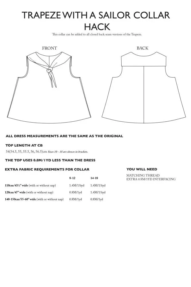 Trapeze Pattern Additions PDF Pattern - Merchant & Mills - Image 17