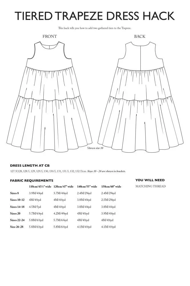 Trapeze Pattern Additions PDF Pattern - Merchant & Mills - Image 19