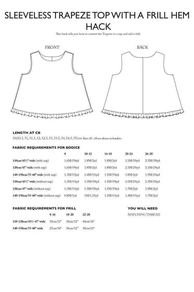 Trapeze Pattern Additions PDF Pattern - Merchant & Mills - Image 21