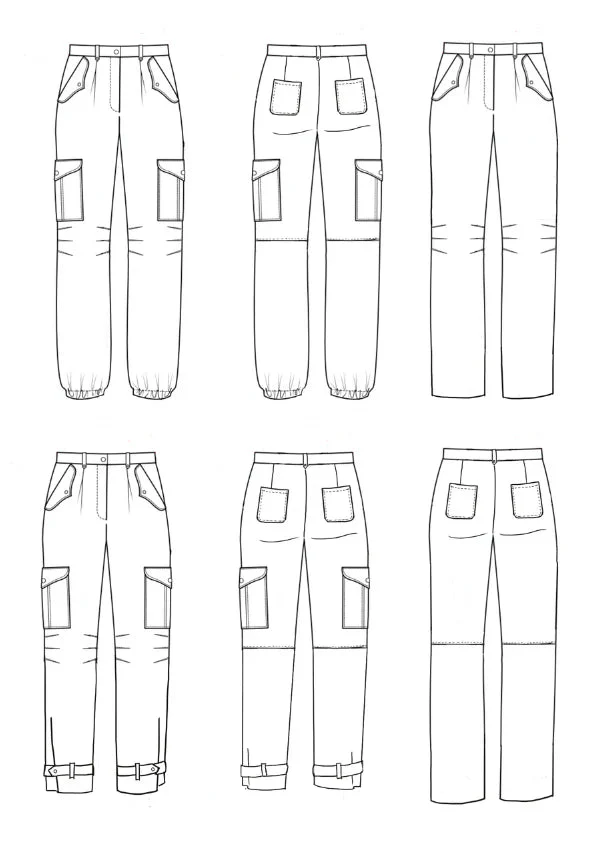 Tremplin Trousers Paper Sewing Pattern - Maison Fauve - Image 13