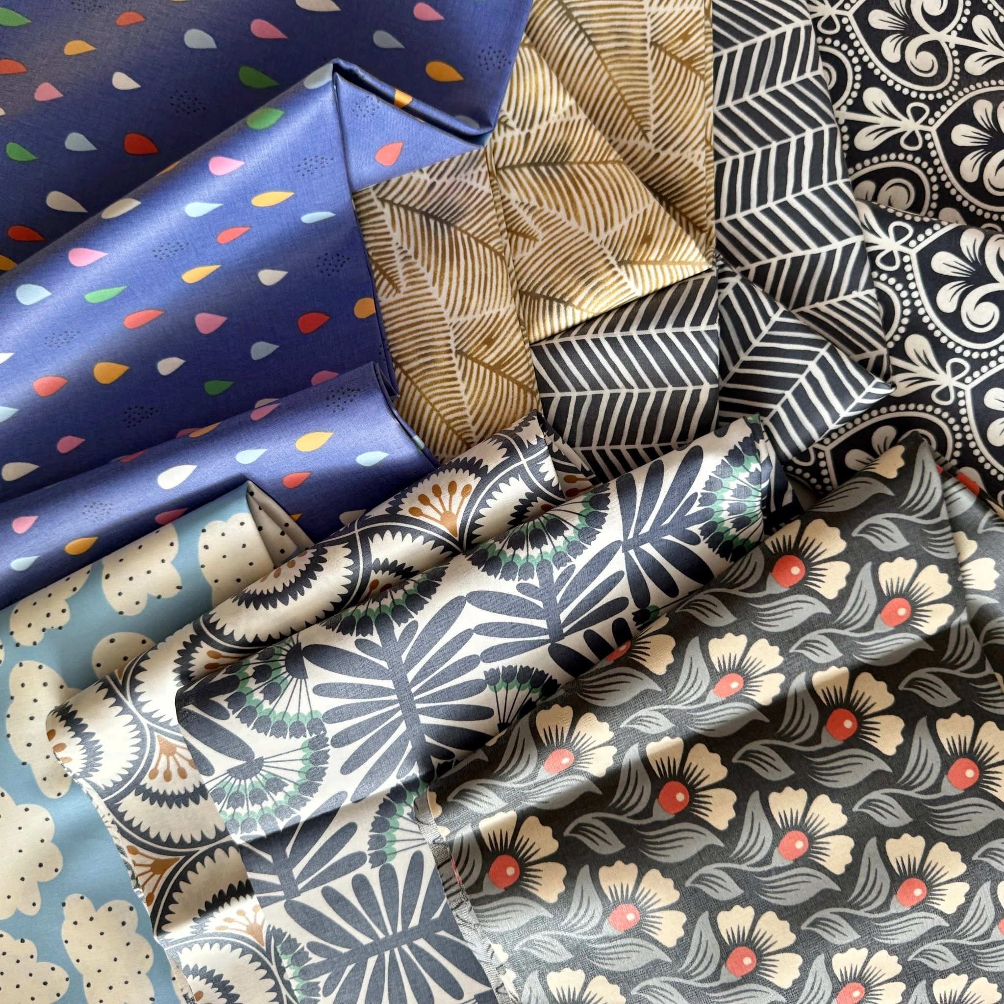 Tropical Leaves - Cat Coo for Cloud9 Fabrics - Broadcloth with Matte Laminate - Image 6