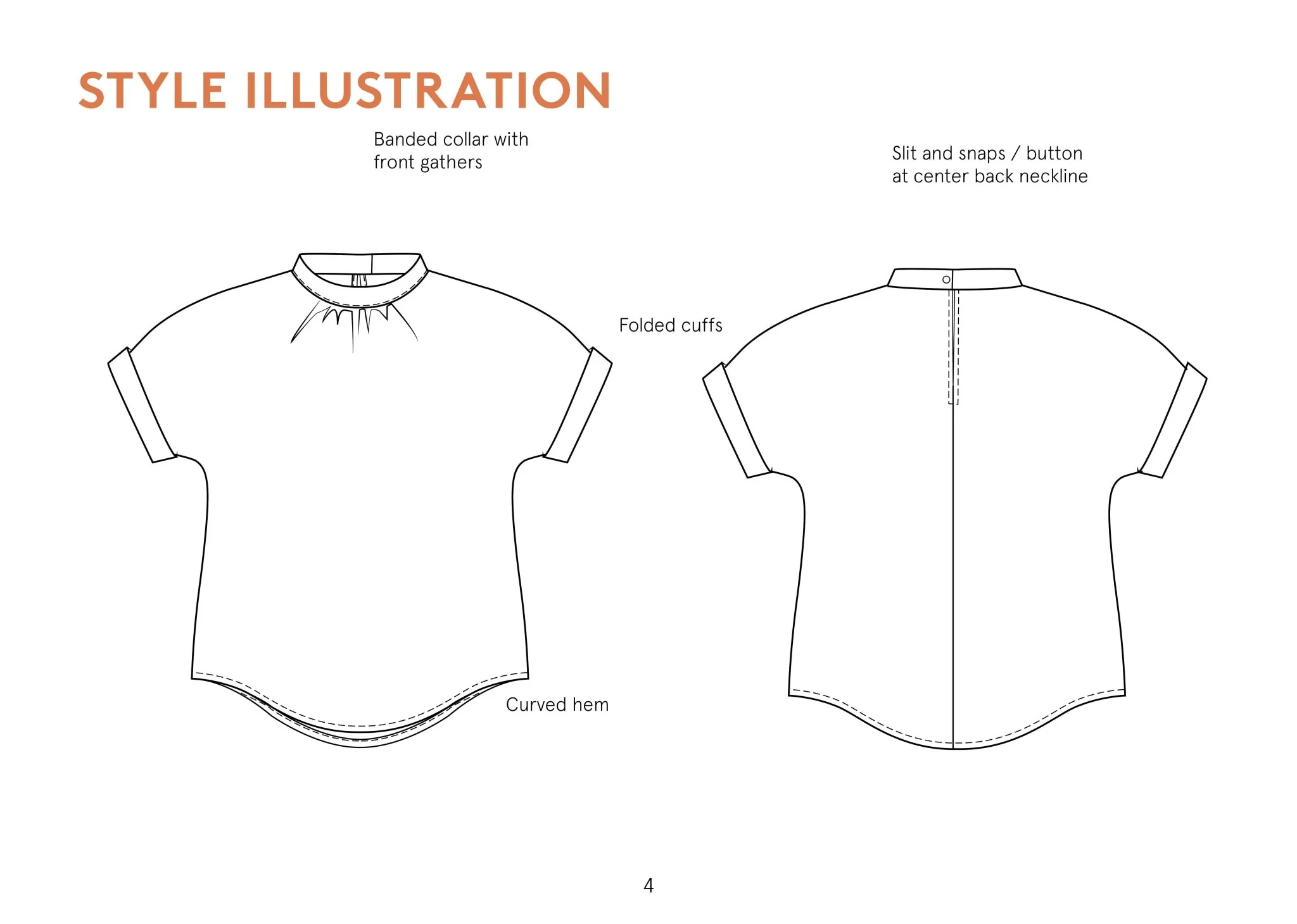 Tulip Top Womens Paper Pattern - Wardrobe by Me - Image 9