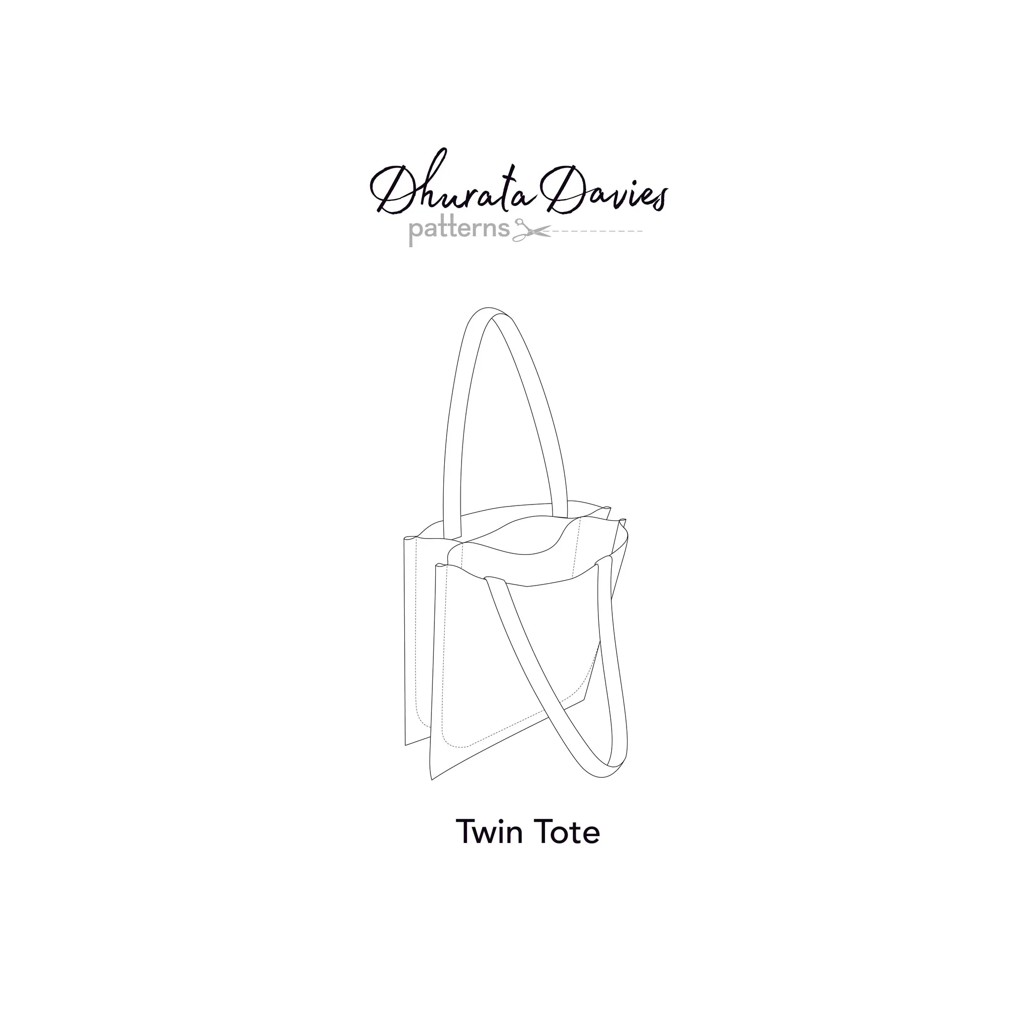 Twin Tote Bag Sewing Pattern - Dhurata Davies - Image 11