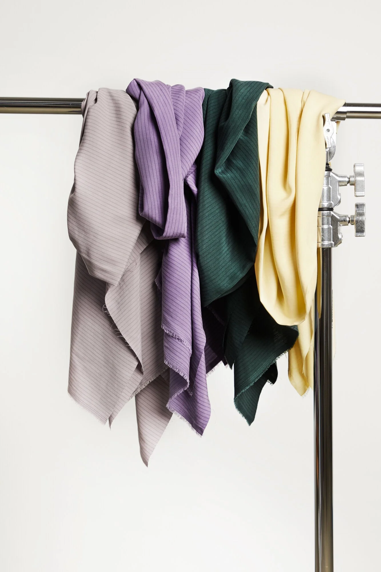 Two-Tone Slim Stripe TENCEL™ Lyocell - OEKO-TEX® -  MeetMILK - Mauve - Image 6