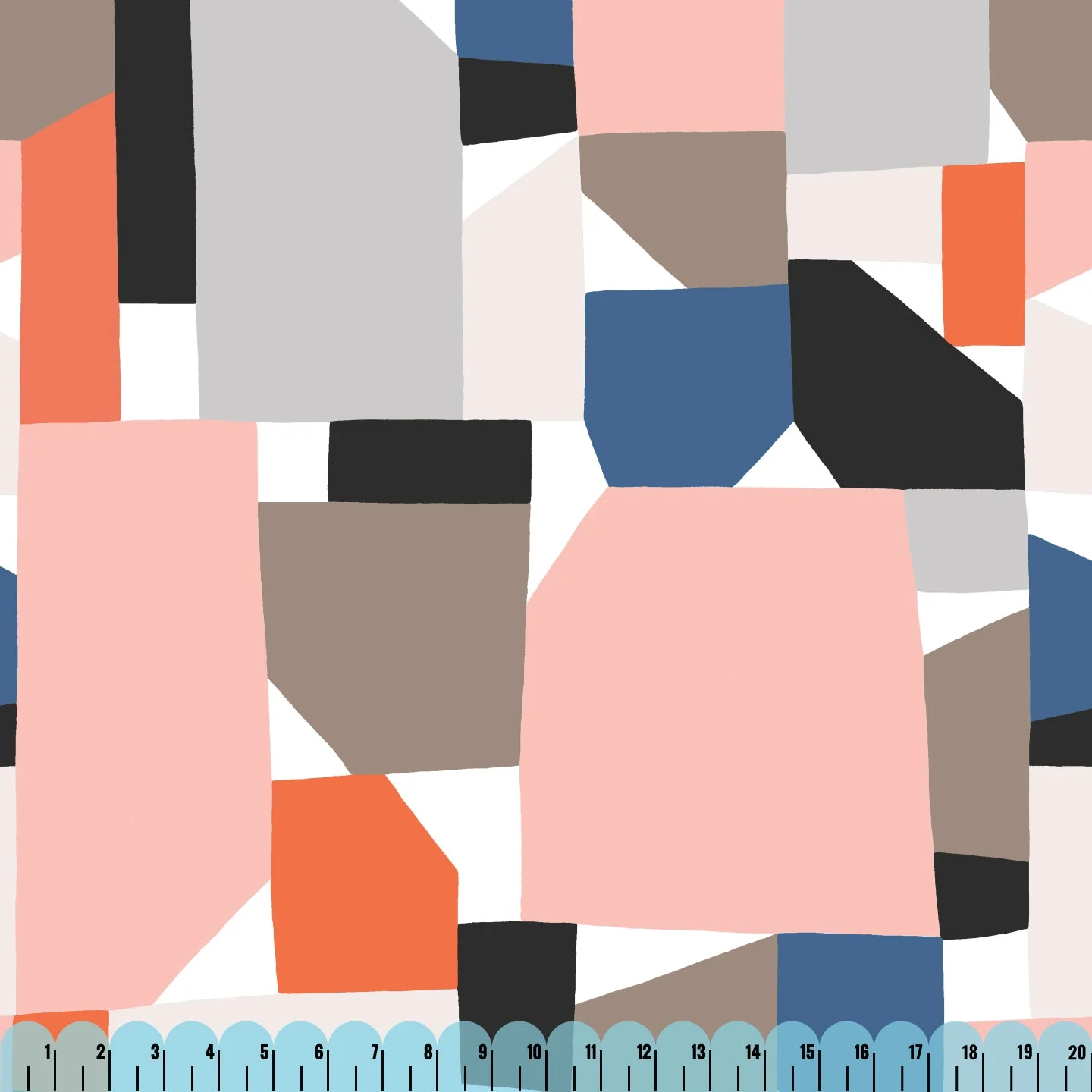 Urban Blocks - Coexisting - Ophelia Pang - Cloud 9 Fabrics - Modal Rayon - Image 7