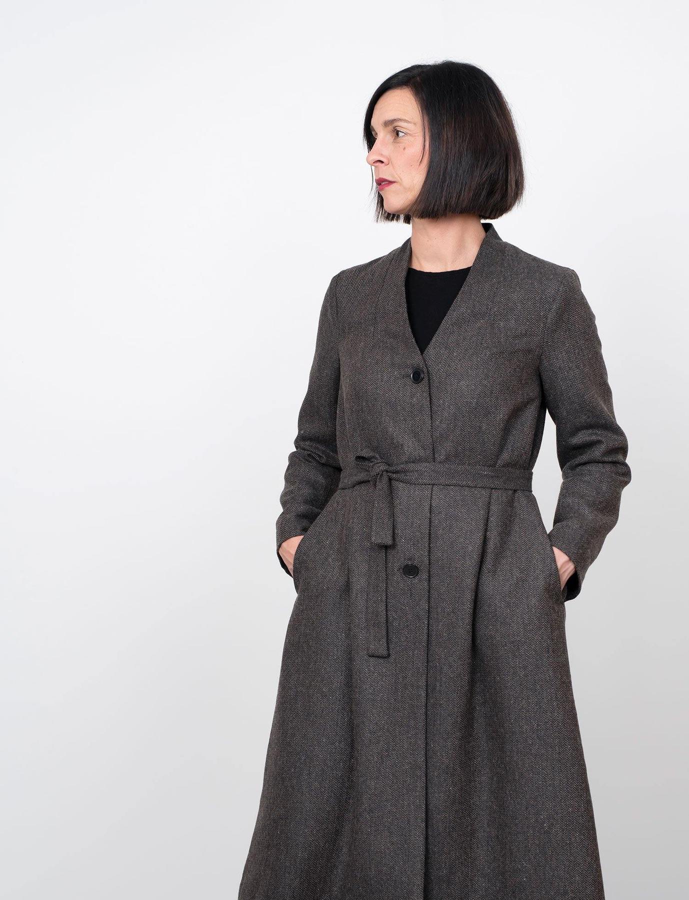 V-Neck Coat Pattern - The Assembly Line - Image 5