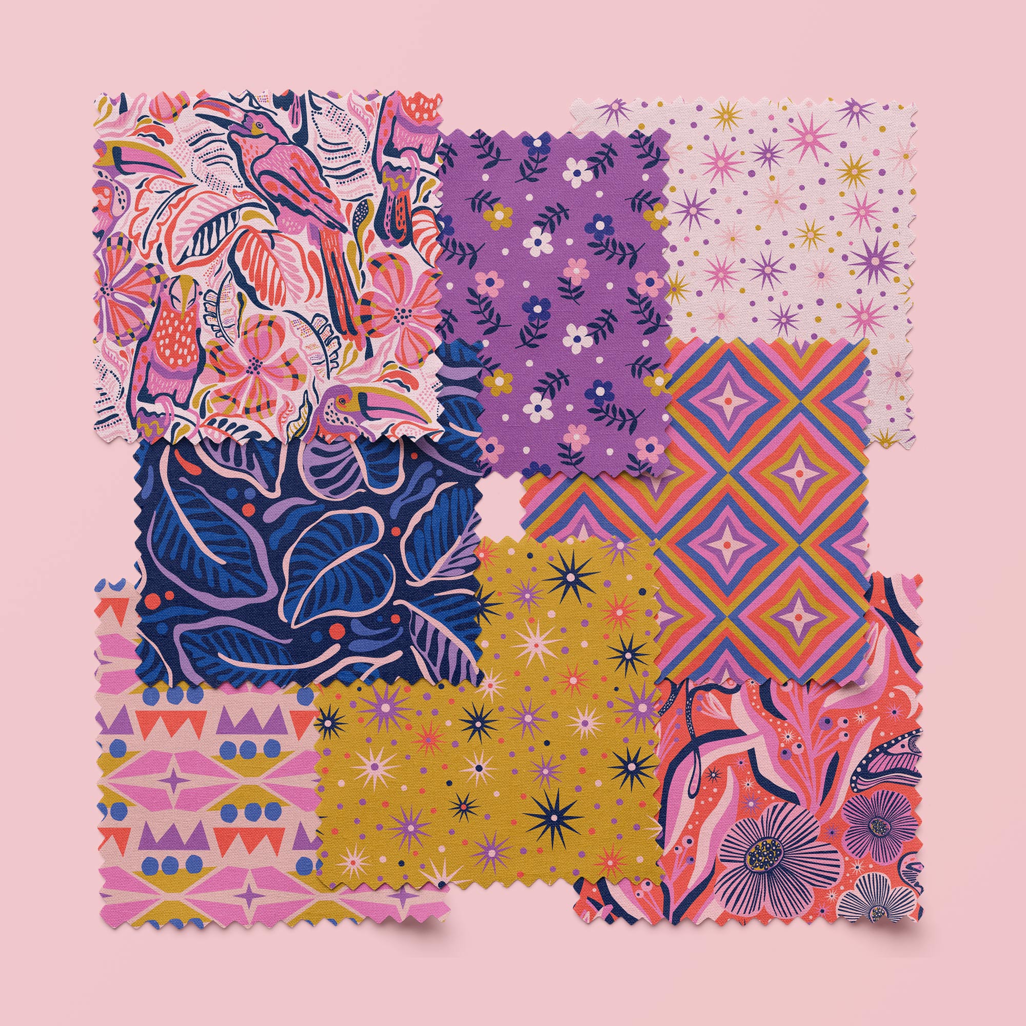 Vivid Cohesion - Wonder Jungle - Pip & Lo - Cloud 9 Fabrics - Poplin - Image 6
