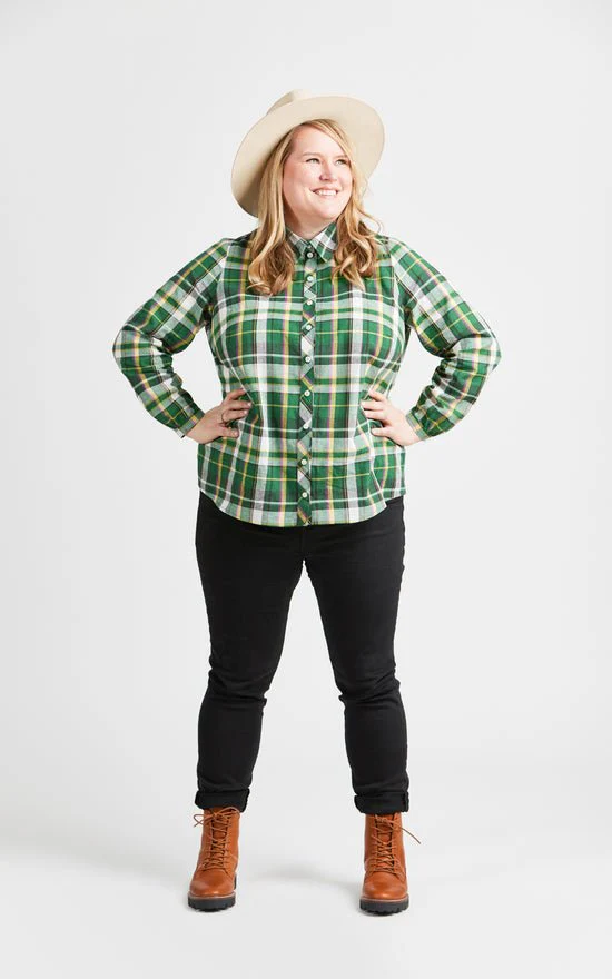 Vernon Shirt Paper Pattern - Cashmerette - Image 8