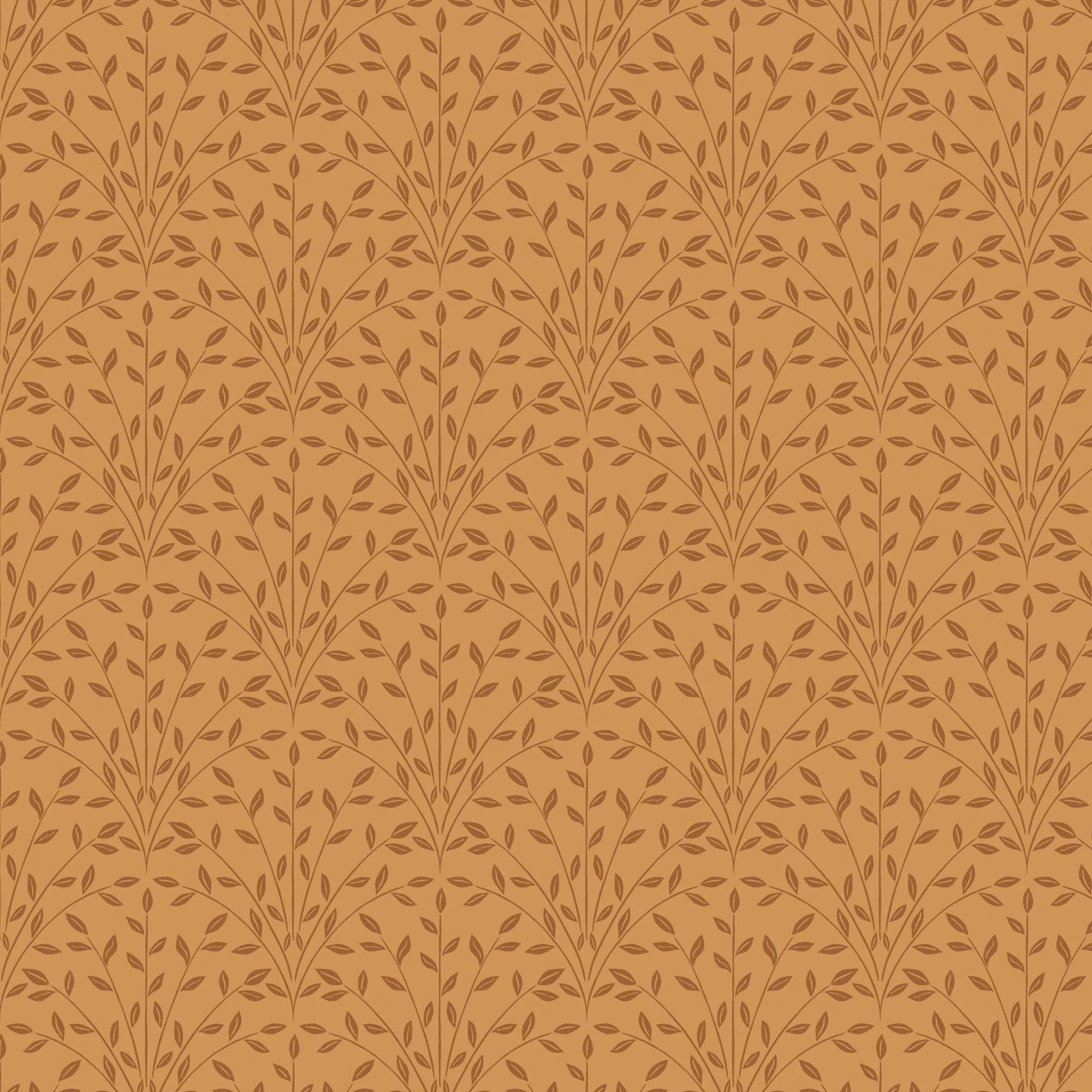 Vine - Mustard - Eventide - Jillian Anderson - Cloud 9 Fabrics - Poplin - Image 3