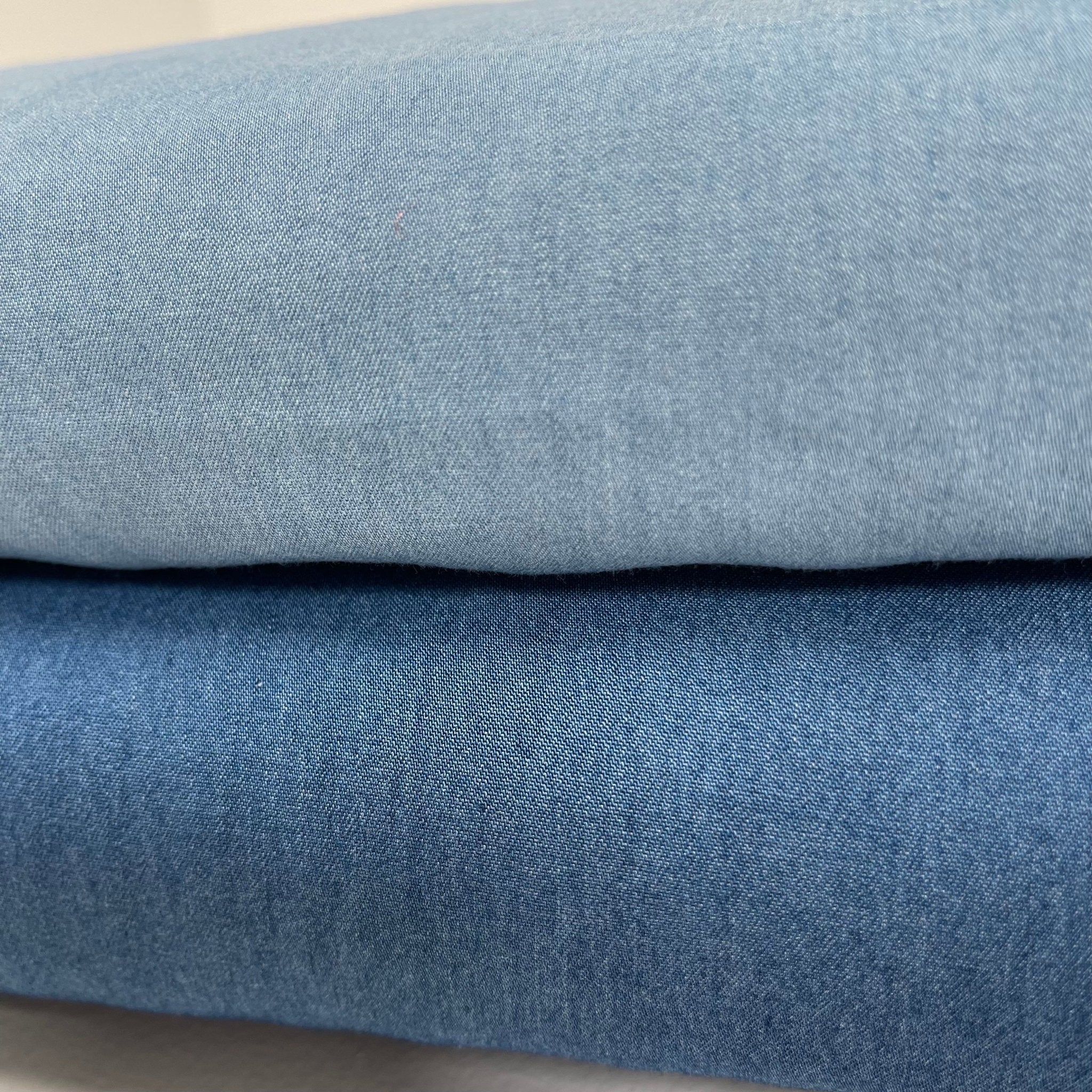 Viscose Chambray - Light Blue - Image 2