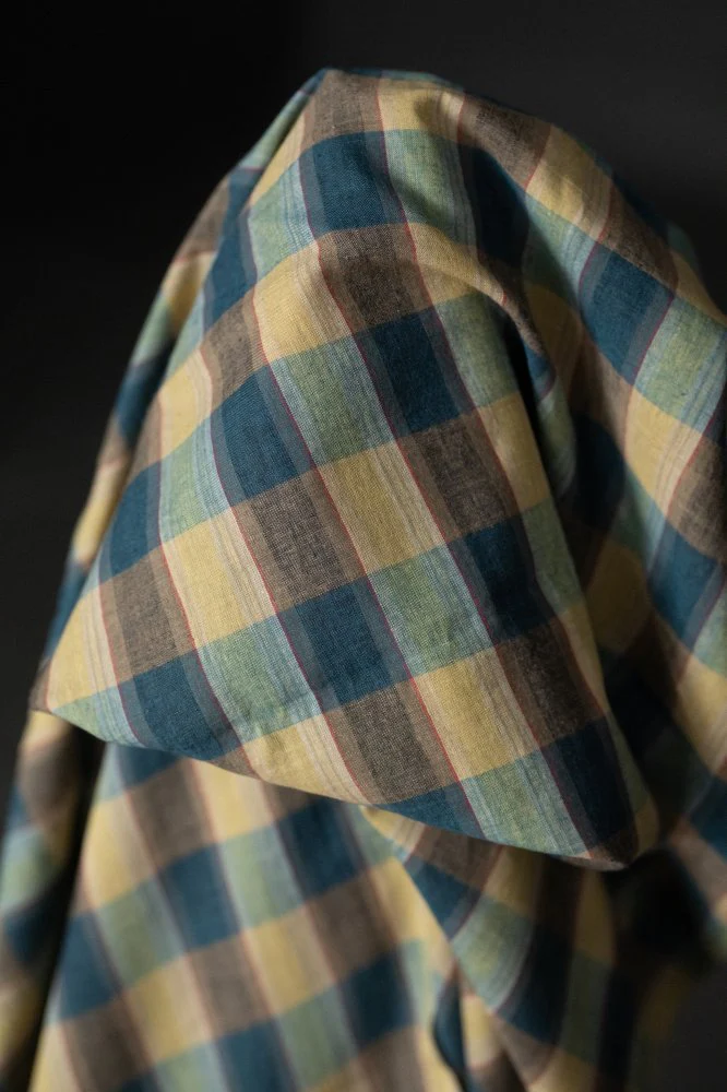 Walnut Grove Check Handwoven Indian Cotton - Merchant & Mills - Image 3