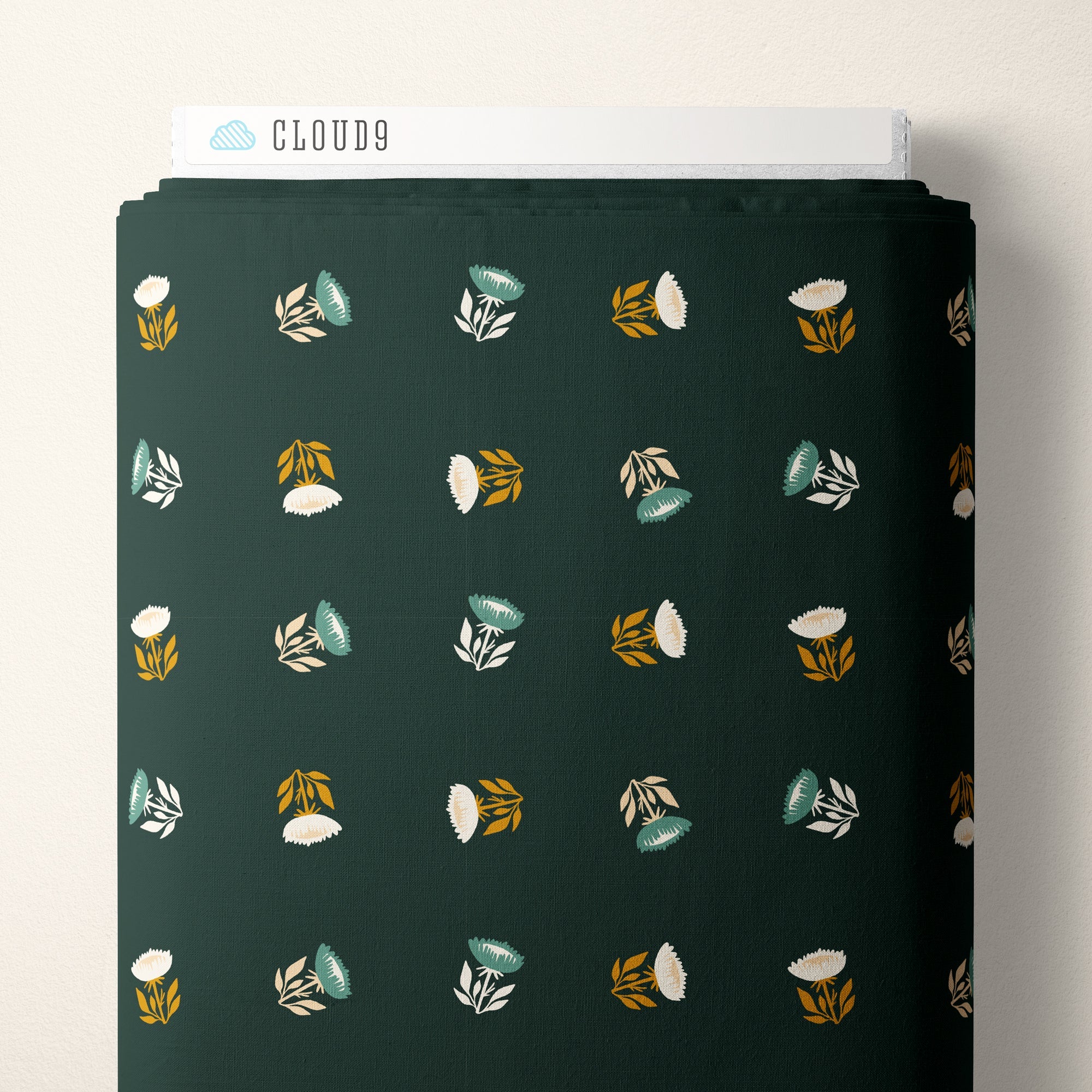 Waltz - Pine Green - Kindred Comforts - Tanya Celia - Cloud 9 Fabrics - Poplin