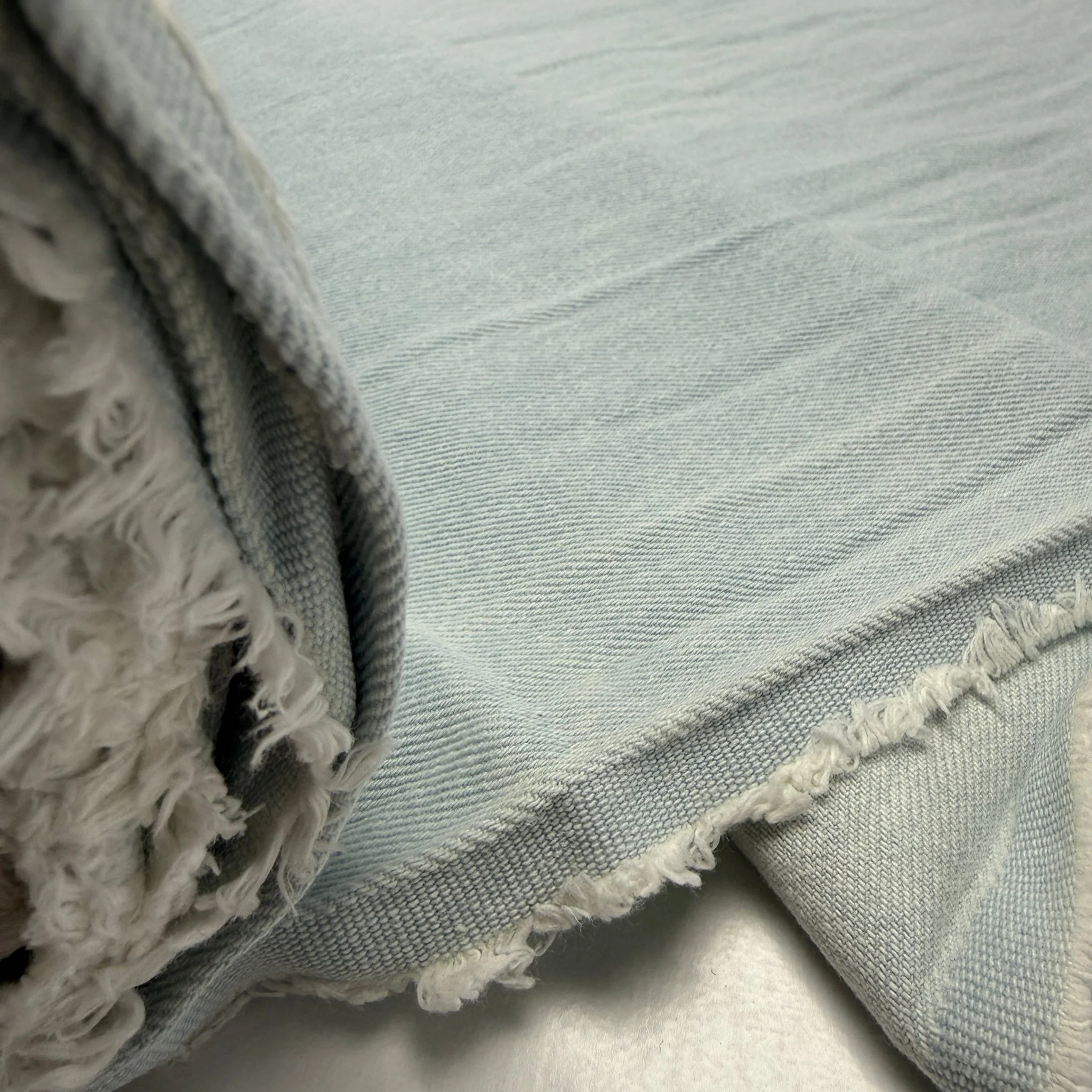 Washed 10 oz. Denim - Lightest Blue Denim