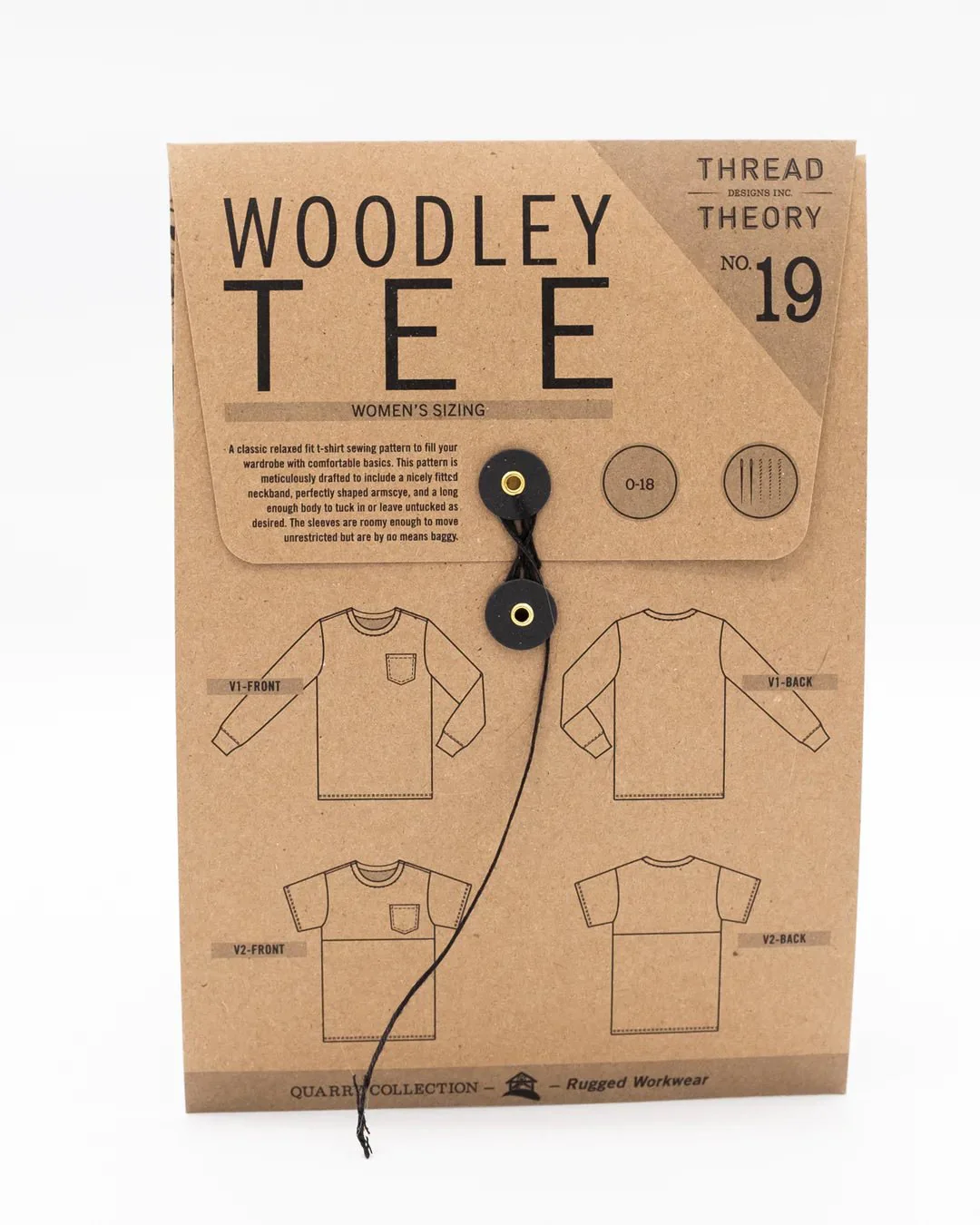 Woodley Tee WOMENS Pattern - Thread Theory - Image 7