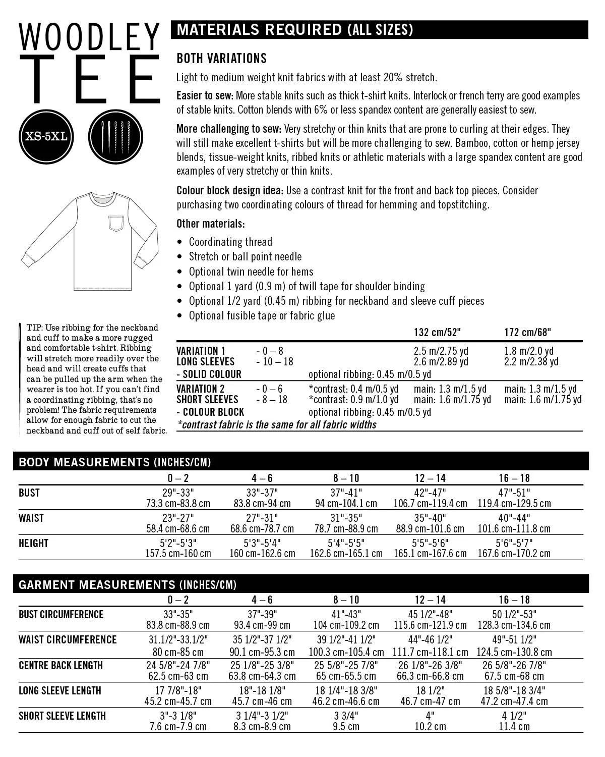 Woodley Tee Womens PDF Sewing Pattern - Thread Theory - Image 11