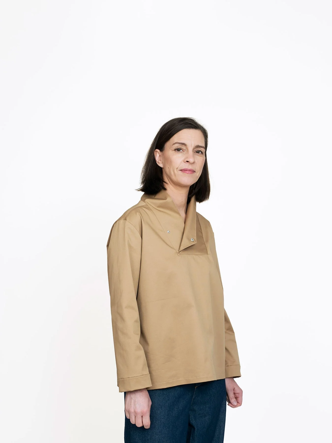 Wrap Collar Shirt Pattern - The Assembly Line - Image 2